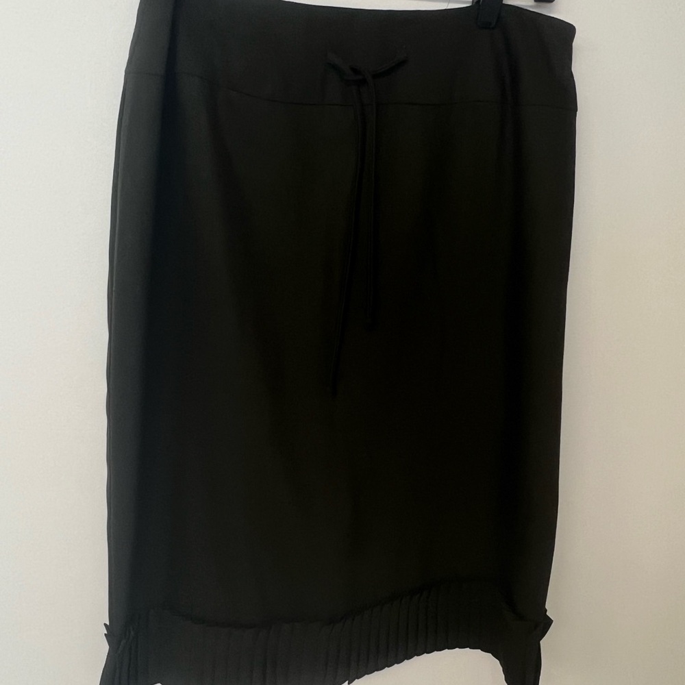 Marc Ray Women's Army‎ Green Tie-Waist Wool Aline Skirt Sz 14